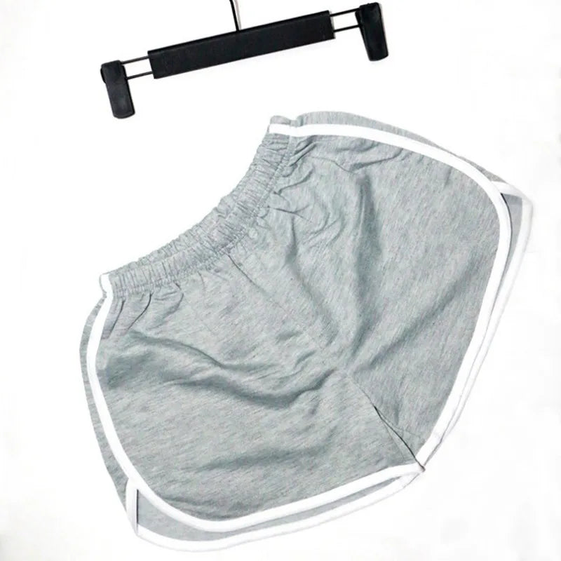 Shorts simples femininos para ioga em casa, praia, férias, calças casuais femininas, esportes, treinamento abrangente, calças fitness