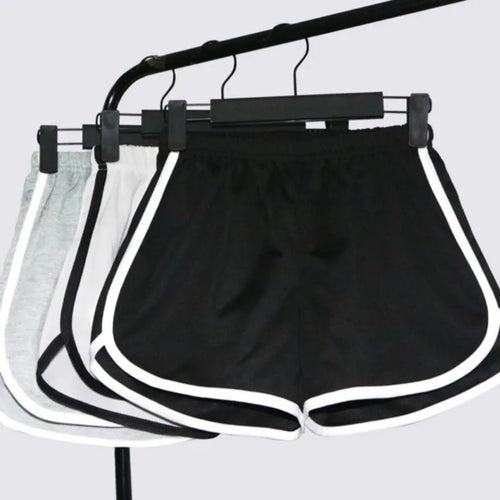 Shorts simples femininos para ioga em casa, praia, férias, calças casuais femininas, esportes, treinamento abrangente, calças fitness